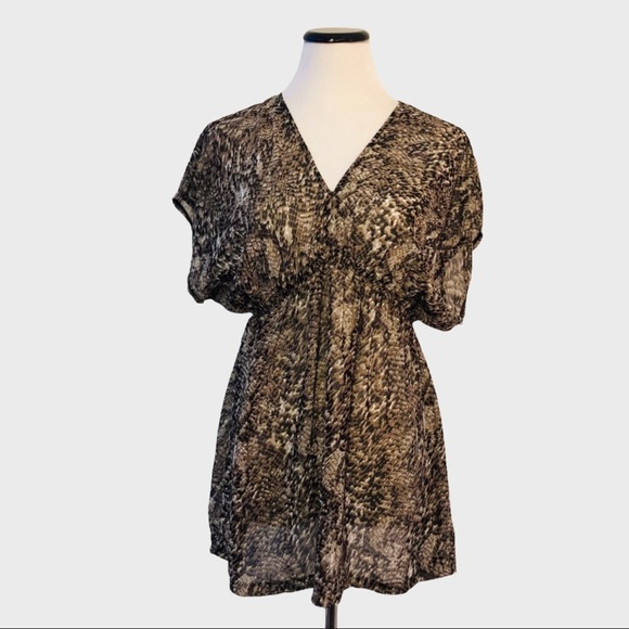 Marina Luna Other - Marina Luna, snakeskin print swim cover up